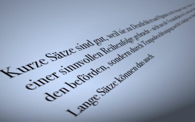 Über kurz oder lang: Sätze