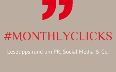 Monthly Clicks mit “B2B Social-Media-Studie”, “ECM 2023” und mehr